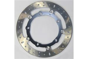 Round Pro-lite Brake Rotor Silver, Stainless Steel, Zinc
