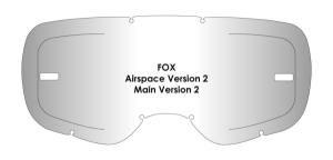 Fox AirSpace/Main V2 átlátszó Airscreen lencse, 3, nordicamoto.ro