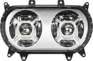 Proglow Double-x Led Headlight Chrome