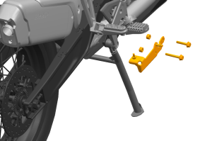 CFMOTO 800MT-X / 1000MT-X központi keréktartó – FEKETE, 4, nordicamoto.ro