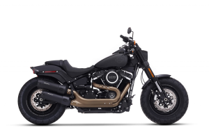 Muffler Slip-on 4.5(r) Duals For Softails Black, 1, nordicamoto.ro