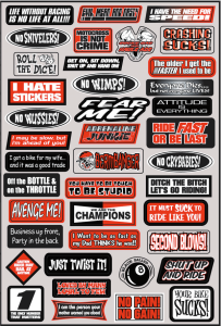 Sponsor Sticker Kit Multi, 4, nordicamoto.ro