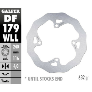 Galfer szilárd hátsó féklemez a Kawasaki KX 125-hez, nordicamoto.ro