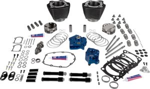 Engine Performance Kit Highlighted Fins-Wrinkle Black, 1, nordicamoto.ro