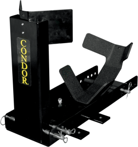 Trailer Only Wheel Chock Stand Black, 1, nordicamoto.ro