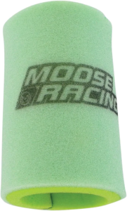 MOOSE RACING precíziós, előolajozott légszűrő, zöld 