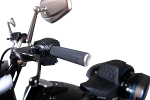 Fusion Knurled Grips Silver