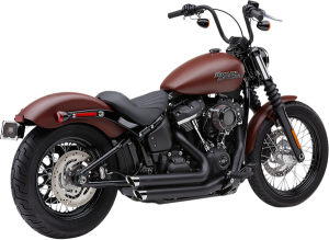 Speedster Slashdown Exhaust System Black, 1, nordicamoto.ro