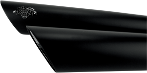 3(r) Round Twin Slash Slip-on Mufflers Black, 3, nordicamoto.ro