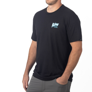 Tricou Klim Powabunga Tri-blend Black - Ice Blue, 4, nordicamoto.ro