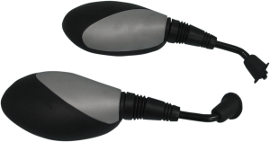 Universal E-marked Mirror Black, Silver