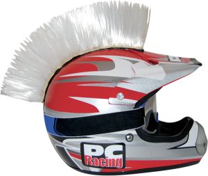 Helmet Mohawk White