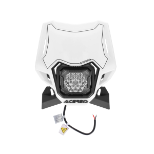 Acerbis VSL Lumen-X univerzális LED-fényszóró, fehér/fekete, 1, nordicamoto.ro