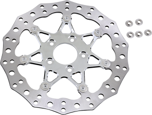 Two-piece Floating Brake Rotor Chrome, 2, nordicamoto.ro