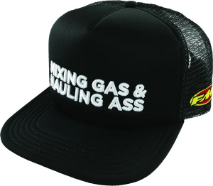 Hat Gass Black Black 