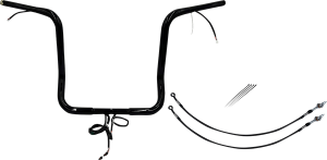 Plug & Play Ez Install 1-1/4(r) Round Top Handlebar Kit Black, 1, nordicamoto.ro