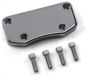 Billet Aluminum Top Handlebar Clamp Silver, 2, nordicamoto.ro