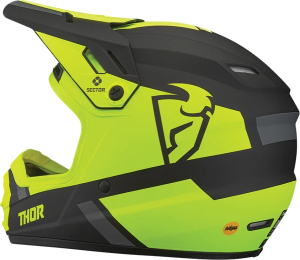 Youth Sector Split Mips Helmet Hi-vis, Yellow  M, 2, nordicamoto.ro