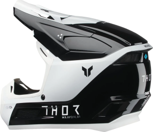 Casca Copii THOR Fleet Storm Alb/Negru S, 4, nordicamoto.ro