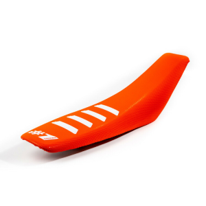 Onegripper tok – bordázott narancssárga/fehér, nordicamoto.ro