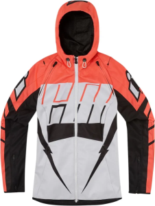 Geaca Textil Dama Icon Airform Retro Orange/White/Black