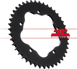 JT SPROCKETS Acél hátsó lánckerék, fekete, 3, nordicamoto.ro