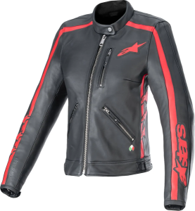 Alpinestars Stella Dyno fekete női bőrdzseki