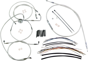 Sterling Chromite Ii® Designer Handlebar Installation Kit Silver, 3, nordicamoto.ro