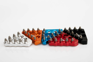 Megnövelt fékpedál-fedél Fm-Parts Beta RR / X-Trainer ezüst, 2, nordicamoto.ro