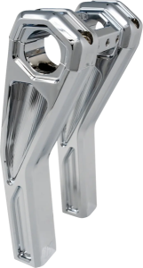 Ascent Pro Risers Silver, 1, nordicamoto.ro