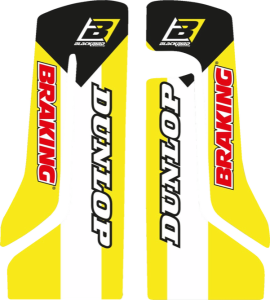 Dream 4 Forkgurd Graphics Blue, White, Yellow, 1, nordicamoto.ro