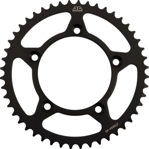 JT SPROCKETS Acél hátsó lánckerék, fekete , nordicamoto.ro