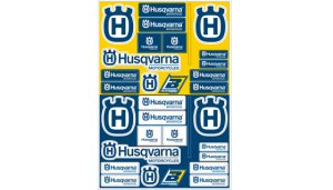 Husqvarna logós matricakészlet, nordicamoto.ro