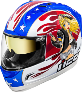 Alliance Gt Dc18 Helmet Glory 2x-large Blue, Multi, Red, White