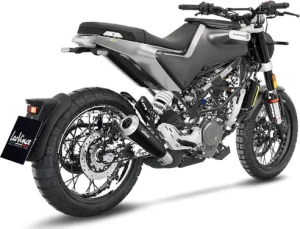 LeoVince GP One Slip-On kipufogórendszer a Husqvarna Svartpilen 401 / Vitpilen 401 modellhez, 4, nordicamoto.ro