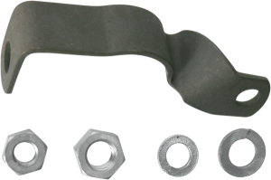 Carburetor Support Bracket Black, Silver, 1, nordicamoto.ro
