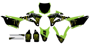 Complete Graphics Kit Black, Green 