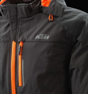 KTM TWO 4 RIDE kabát, fekete/narancssárga, L-es méret, 4, nordicamoto.ro