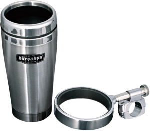 Universal Drink Holder With Mug Silver, 1, nordicamoto.ro