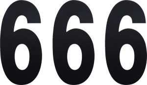 Standard Numbers Black, 2, nordicamoto.ro