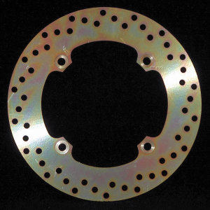 Round D-series Fixed Offroad Brake Rotor Gold, Stainless Steel