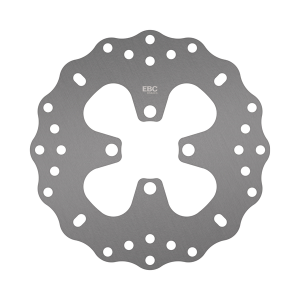 Contour Fixed Brake Rotor Silver, Stainless Steel