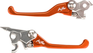 Unbreakable Pivot Clutch And Brake Levers Orange