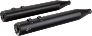 Grand National Slip-on Mufflers Black