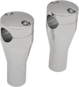 Handlebar Riser Sockets Silver, 1, nordicamoto.ro