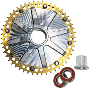 Cush Drive Chain Sprocket Gold, Machined