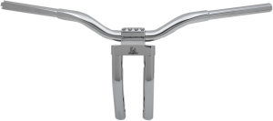 Kage Fighter-t Pullback Handlebar Silver, 2, nordicamoto.ro