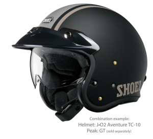 SHOEI J.O2 AVENTURE TC-10 fúvóka sisak, fekete/matt szürke, L, 3, nordicamoto.ro