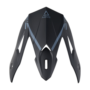 AMOQ Meteor V2 Peak fekete/szürke, nordicamoto.ro