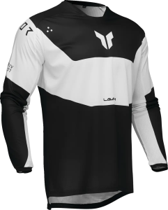 Enduro Thor Launchmode Storm fekete/fehér póló, L-es méret, 5, nordicamoto.ro